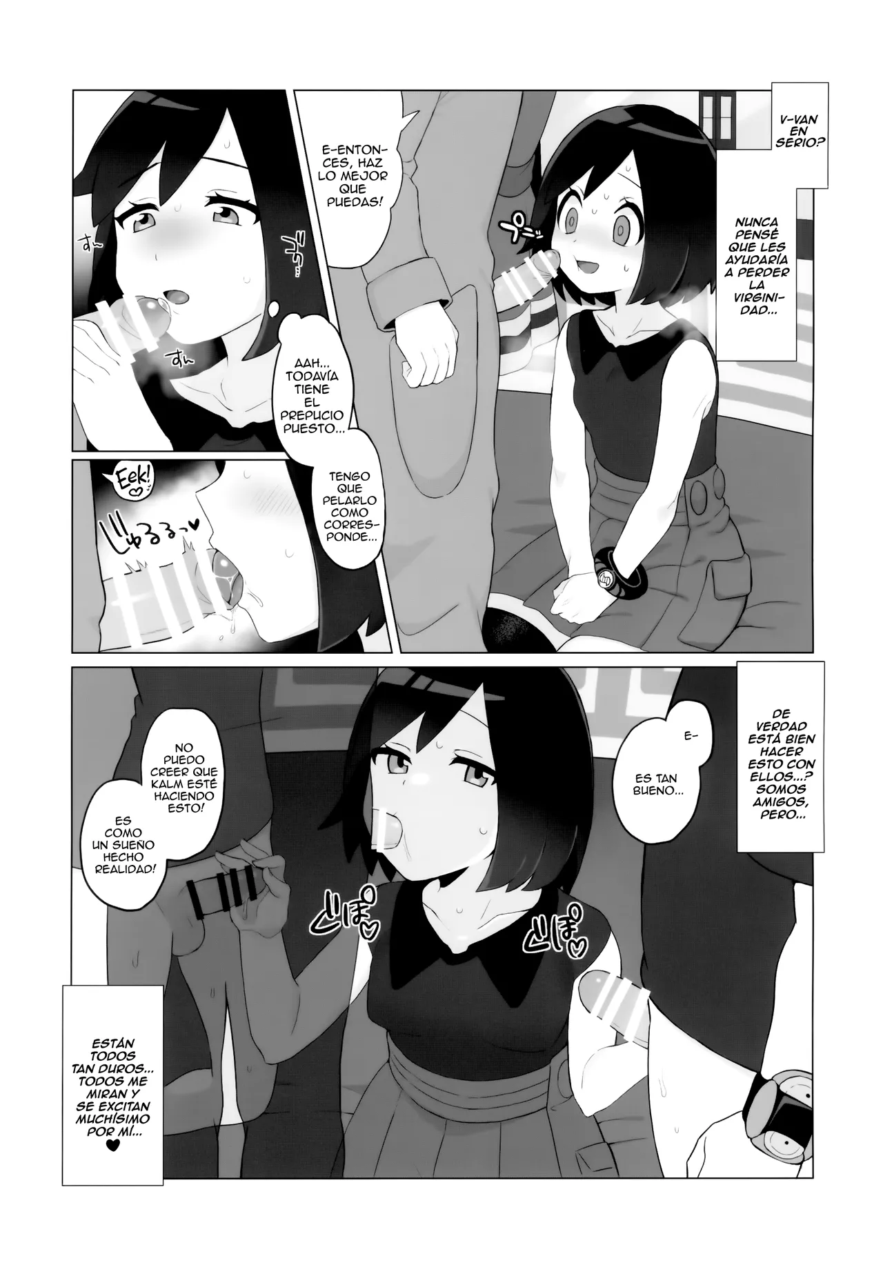 El Descenso del Chico de Kalos Hacia el Placer de la Feminidad X  Español page 8 full