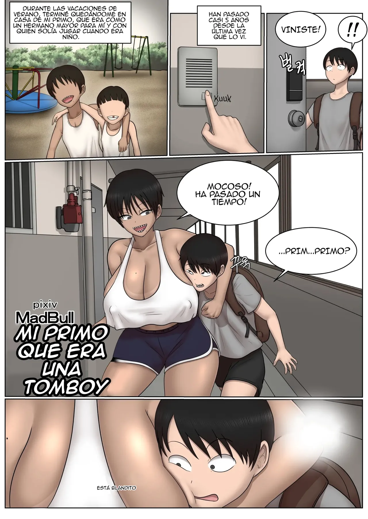 Boi Swi Yeotdeon + Sachon Nuna｜Mi Primo que Era una Tomboy page 1 full
