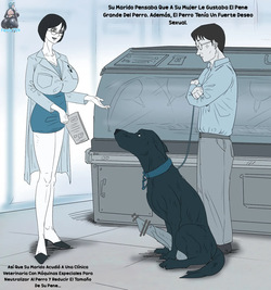 Female Big Breasts x Dog