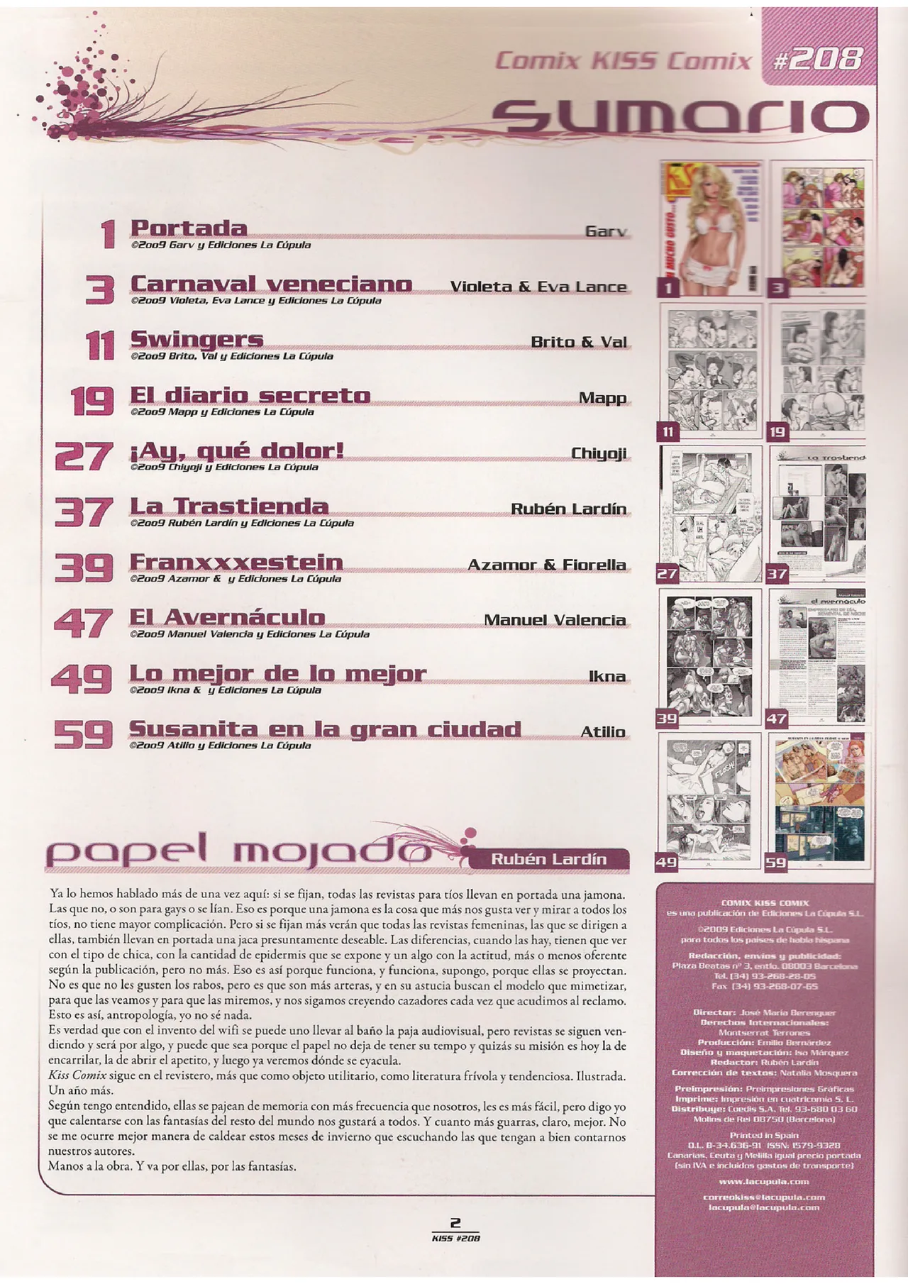 Kiss Comix #208 page 2 full