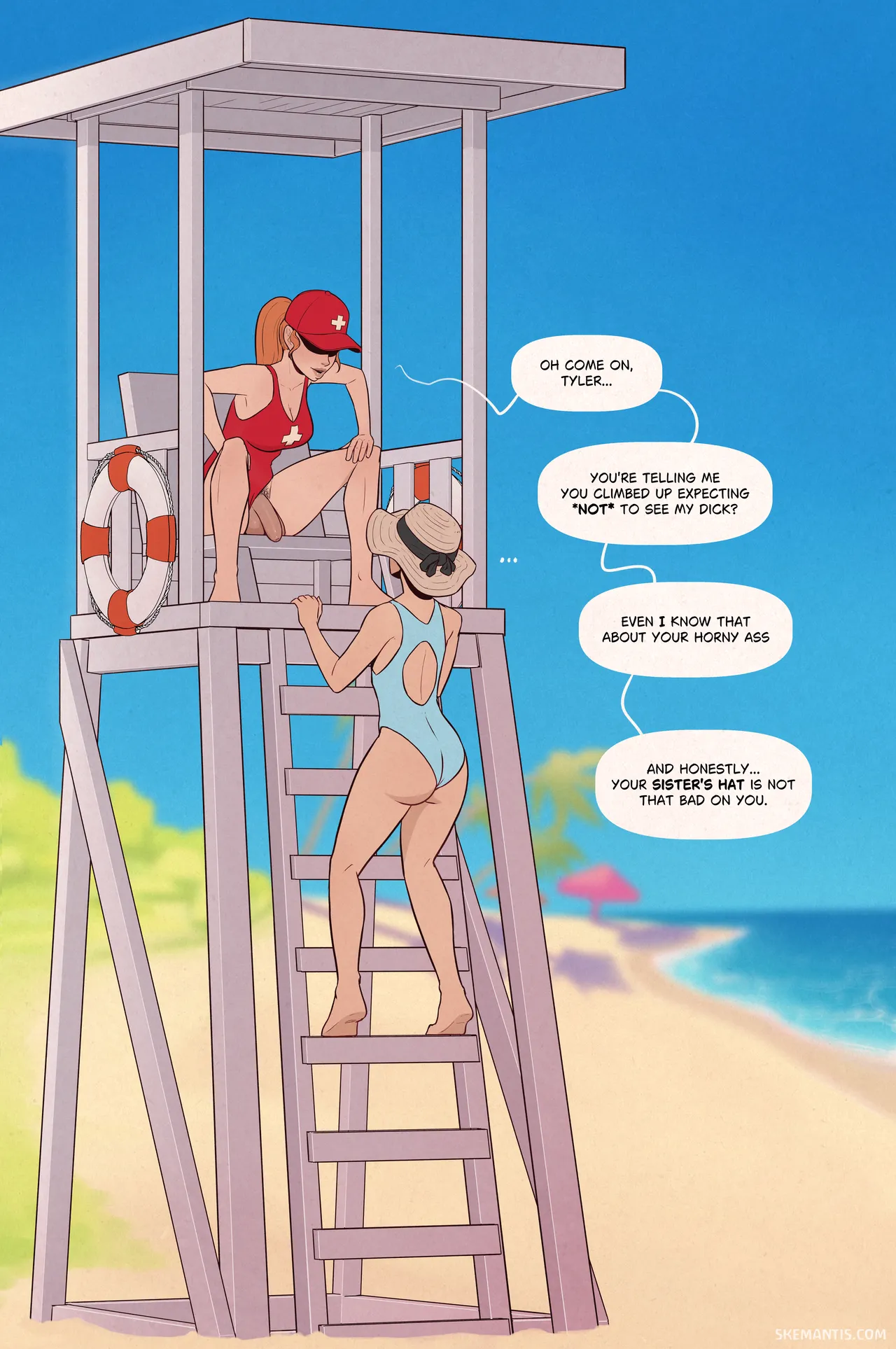 Tyler at the Beach page 8 full