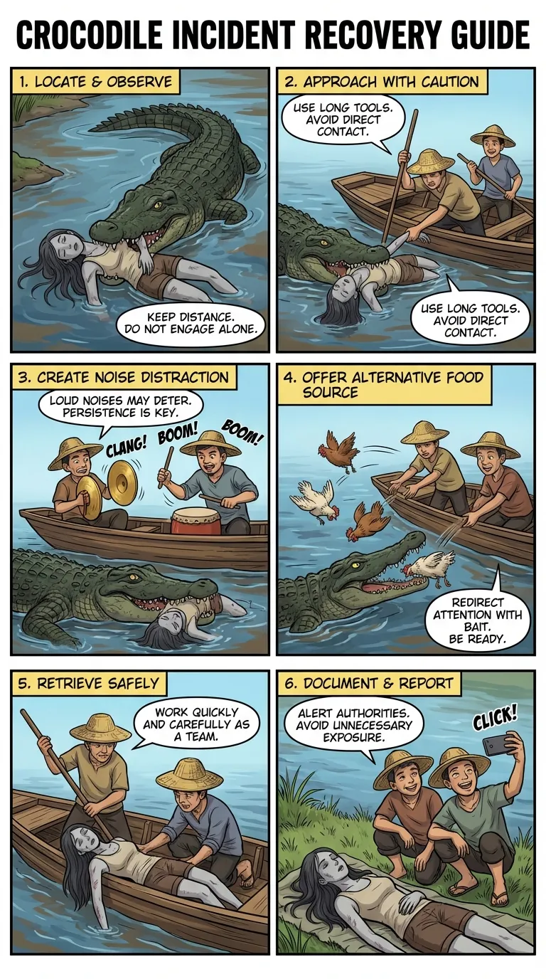Safety Poster 4: Crocodile Victim Recovery page 11 full