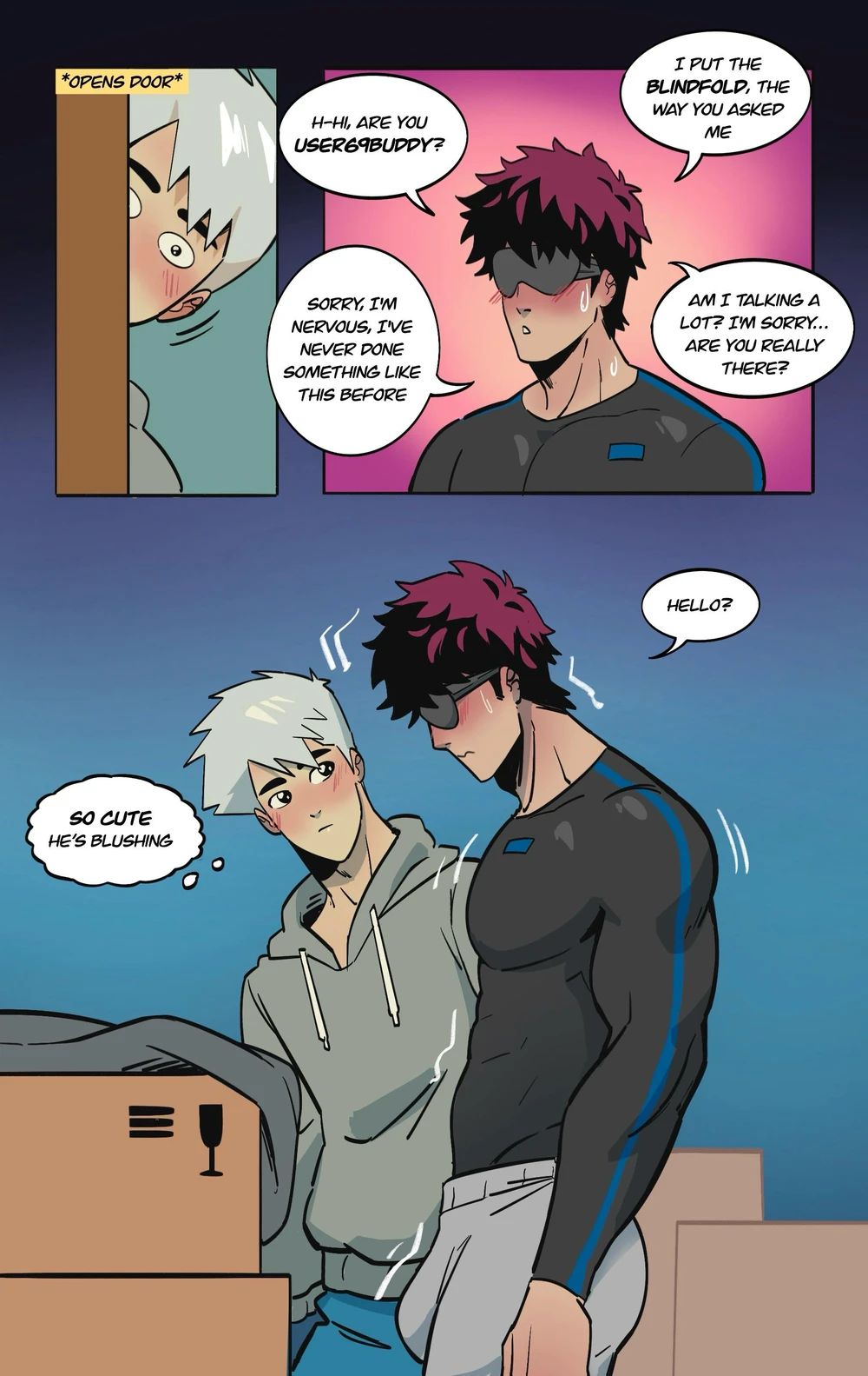 Touma Art – Blind Date page 12 full