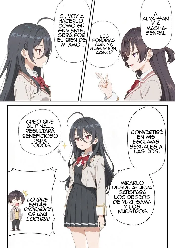 Itazura Zuki na Imouto no Saimin Anji de Bijin Shimai ga Dereru Dokoro ja Nakunaru Hanashi Zenpen｜Debido a la hipnosis de una hermana menor traviesa, las bellas hermanas pasan de ser cariñosas a algo mucho más intenso Parte 1 page 12 full