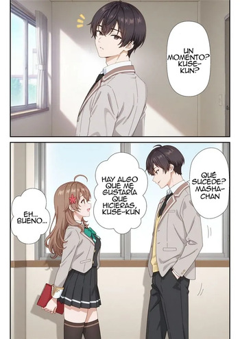 [Niihai doo] Itazura Zuki na Imouto no Saimin Anji de Bijin Shimai ga Dereru Dokoro ja Nakunaru Hanashi Zenpen｜Debido a la hipnosis de una hermana menor traviesa, las bellas hermanas pasan de ser cariñosas a algo mucho más intenso Parte 1 (Tokidoki Bosotto Russia-go de Dereru Tonari no Alya-san) {Spanish} {EbisuTraslade - ACATLLL} {AI Generated} cover
