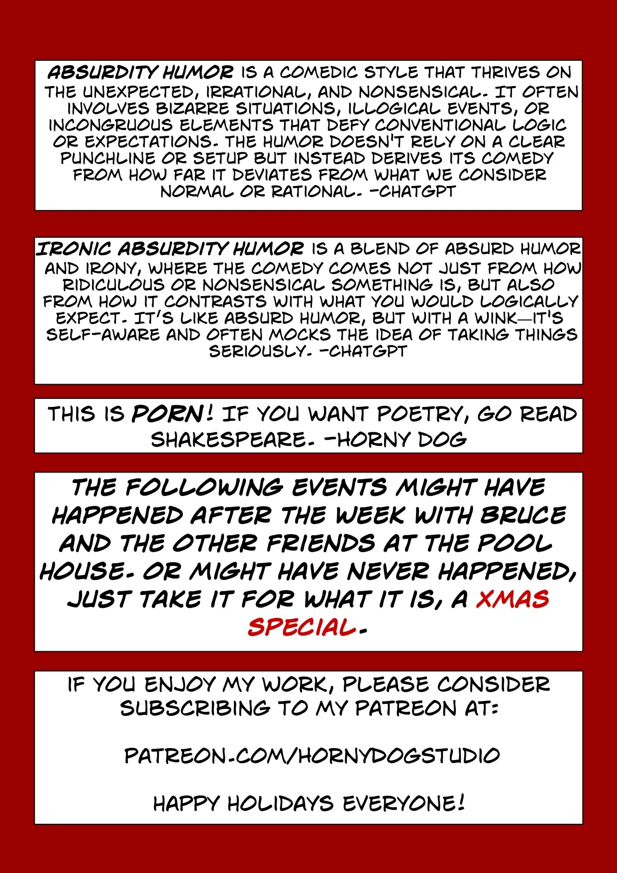 The Office Xmas Party page 2 full