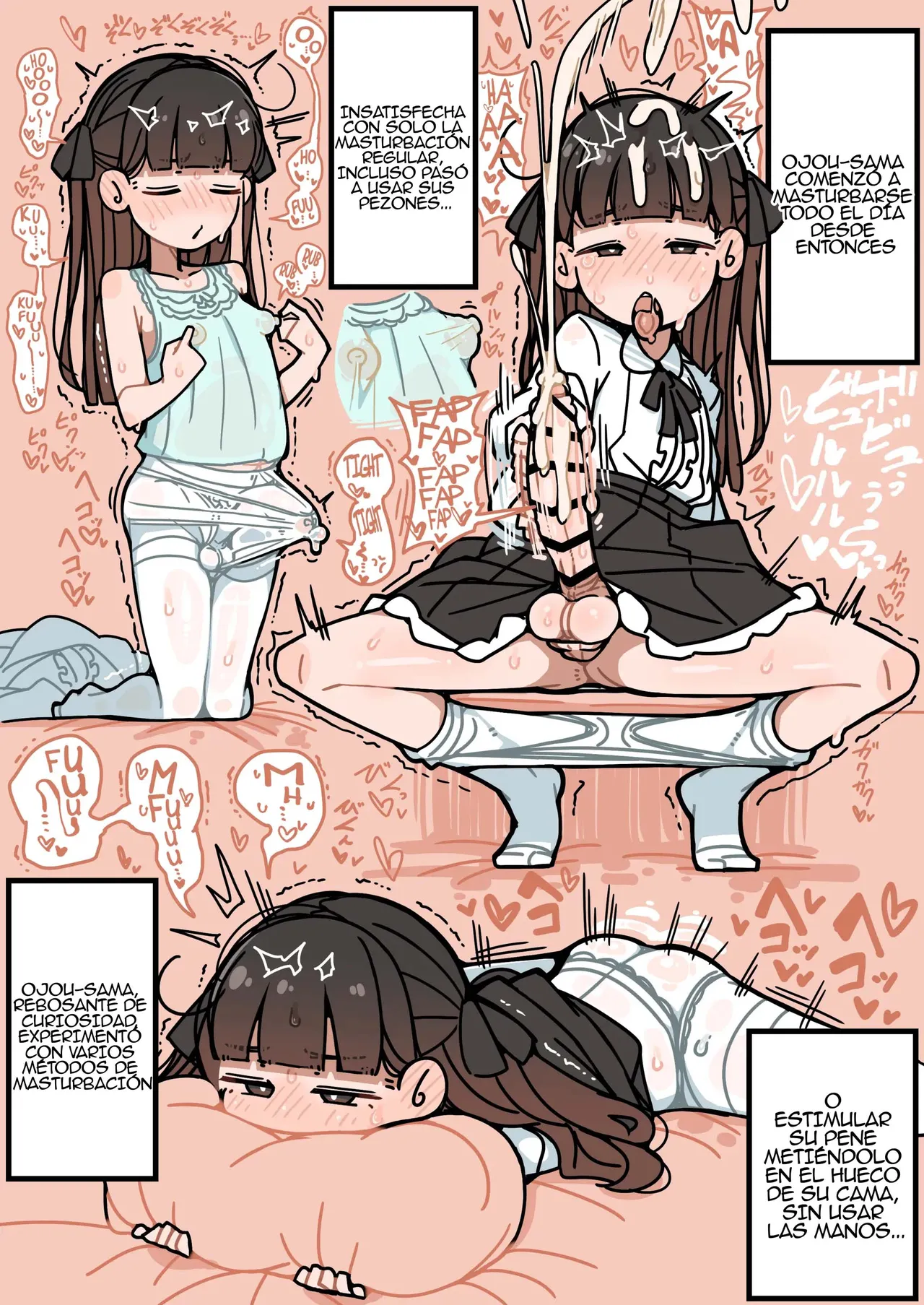 Junsui Junboku Futanari Ojou-sama Seitsuu｜La Señorita Futanari Pura e Inocente page 12 full
