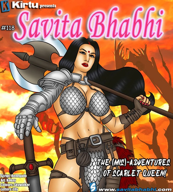 Savita Bhabhi Episode 118 The (Mis)-Adventures of Scarlet Queen (English) cover
