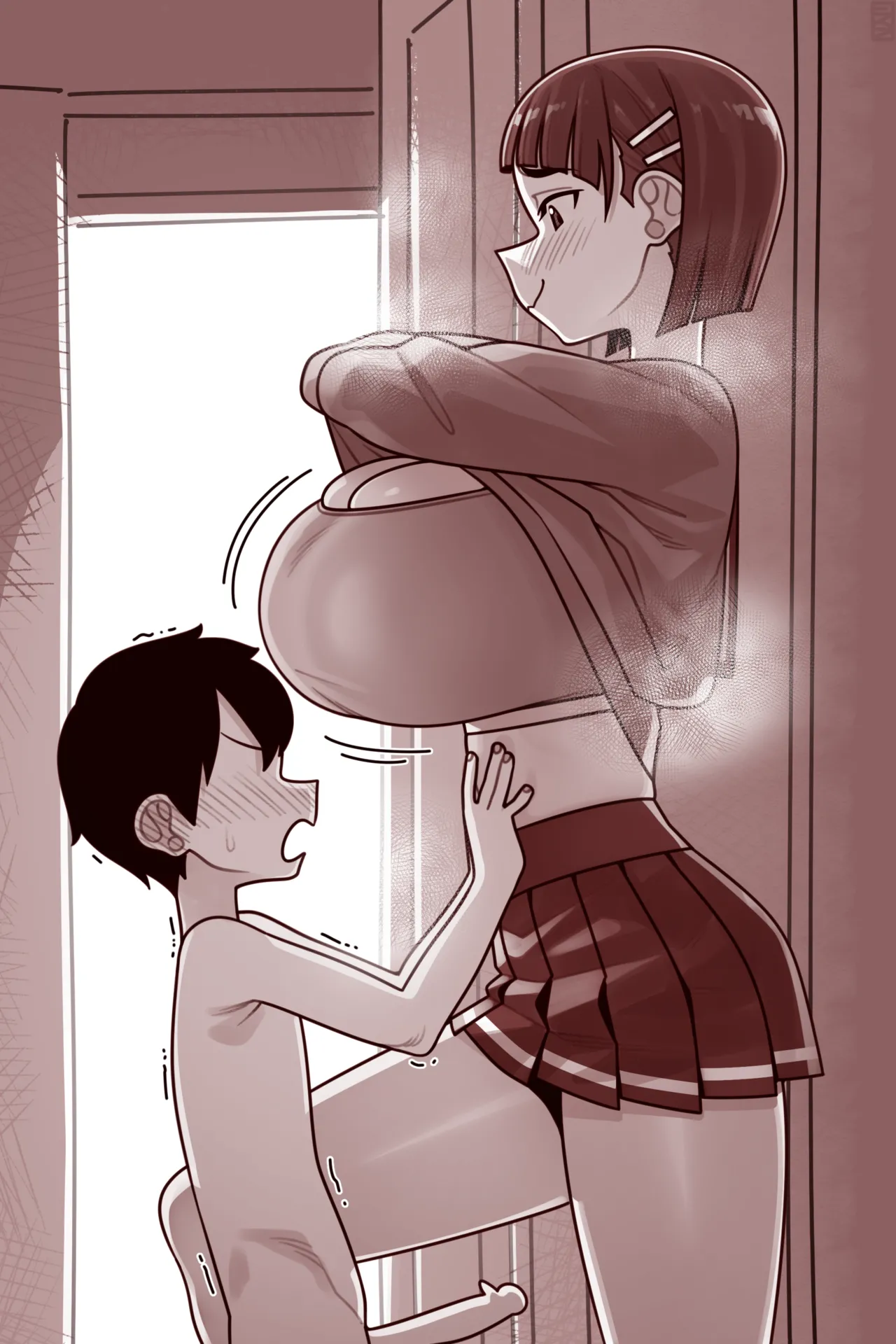 Suguha x li'l Kirito ZURI page 8 full
