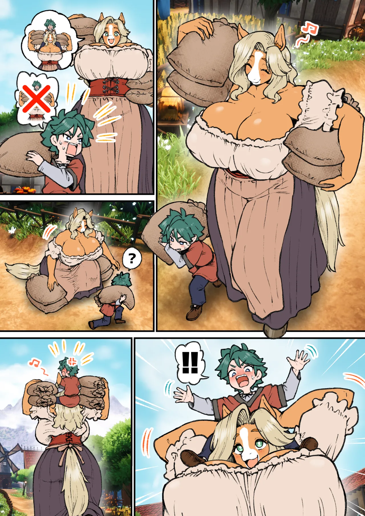 Uma no Onee-san to Shounen page 1 full