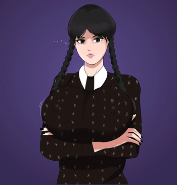 [g3mma] Wednesday Addams cover
