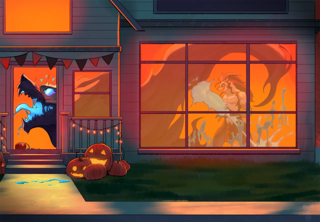 Halloween Night Spent with the Reaper page 5 full