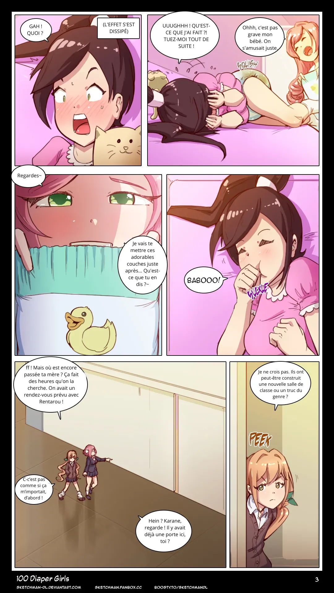 The 100 diaper girls page 4 full