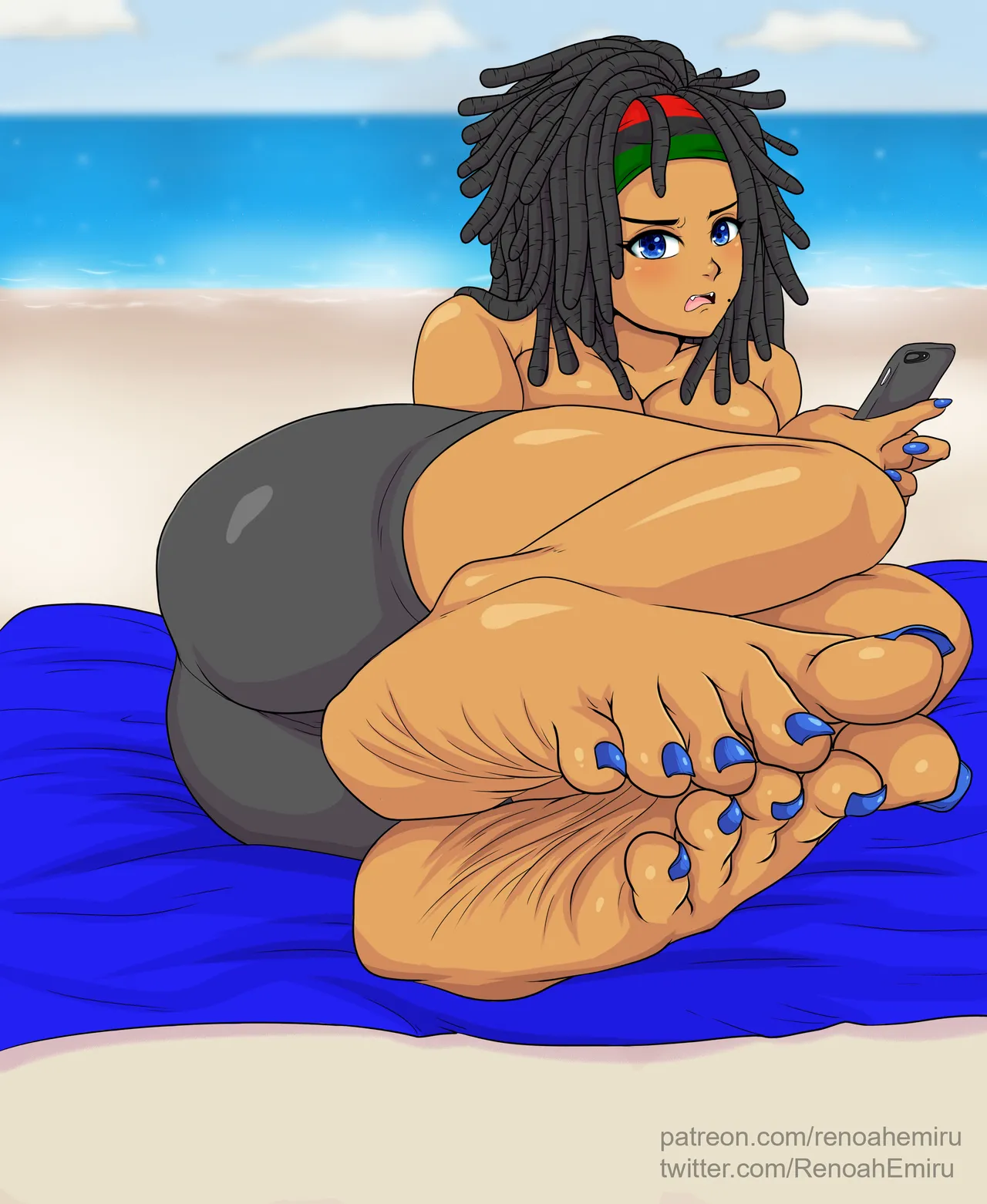 Kaori  Beach Day page 8 full