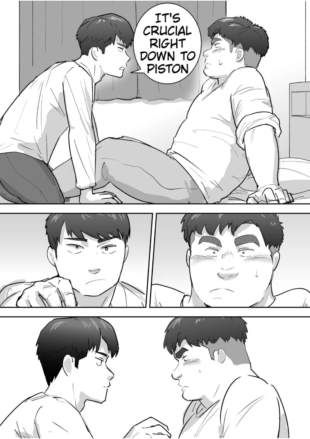 Gachimuchi Dōtei Kun To Jareattetara Gachi De Kōfun Shitete Yabai | Messing Around With Virgin Buff Dude, Got Seriously Turned On page 12 full