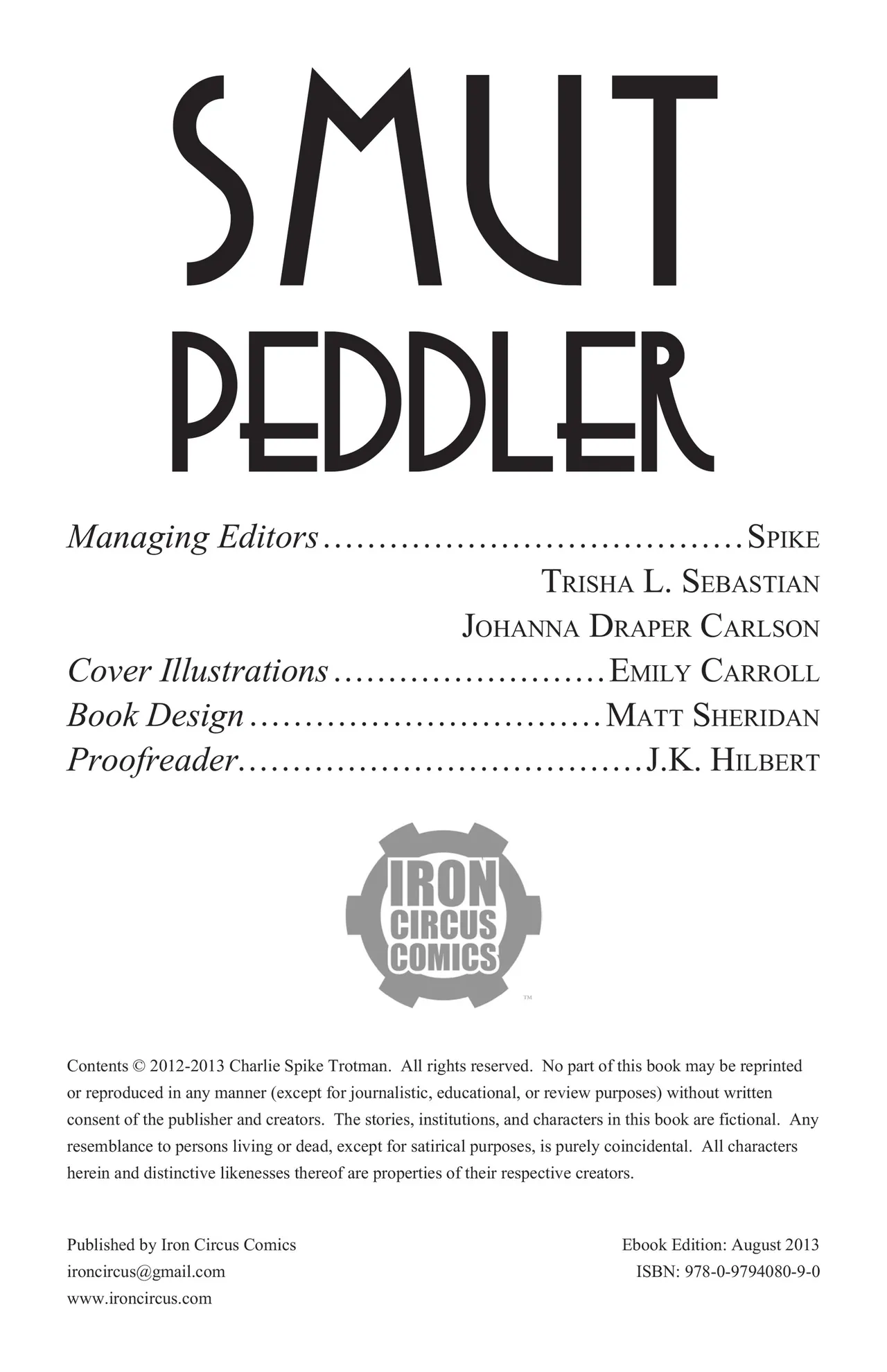 Smut Peddler Volume 1 page 2 full