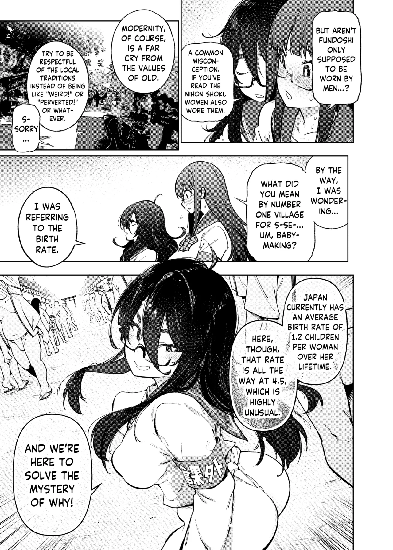Himitsu Meikyuu Circle: Kodakara Onsen de no Rankou Tanetsuke Taiken Houkoku | The Mystery Unravelers' Club: Breeding Orgy Field Report from the Fertility Hot Springs page 8 full