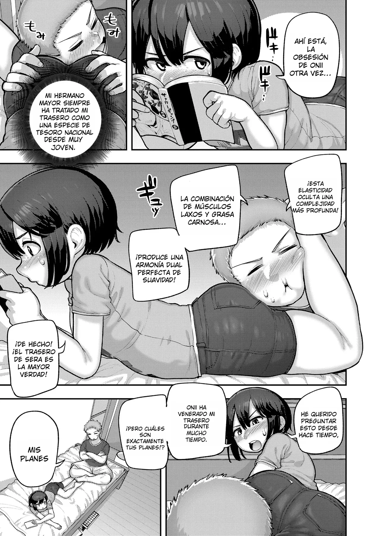 Uchi no Imouto Shiri ga Kokuhou Sugiru Ken｜Si hablamos del trasero de mi hermanita, es un tesoro nacional de otro nivel page 3 full