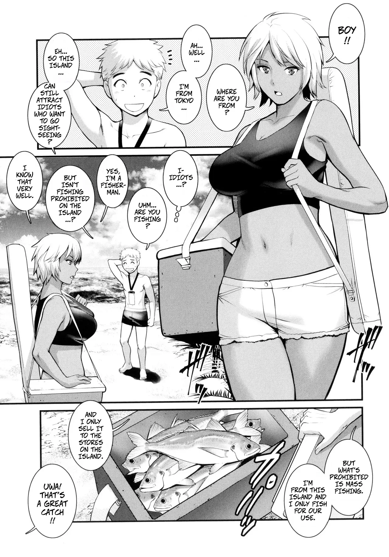 Meshibe no Sakihokoru Shima de - On An Island Where Pistils Bloom Book 1 Part 8 page 3 full