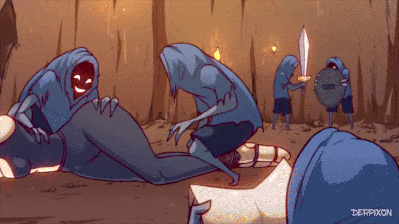 [Derpixon] FANDELTALES - The First Party (GIFs) cover
