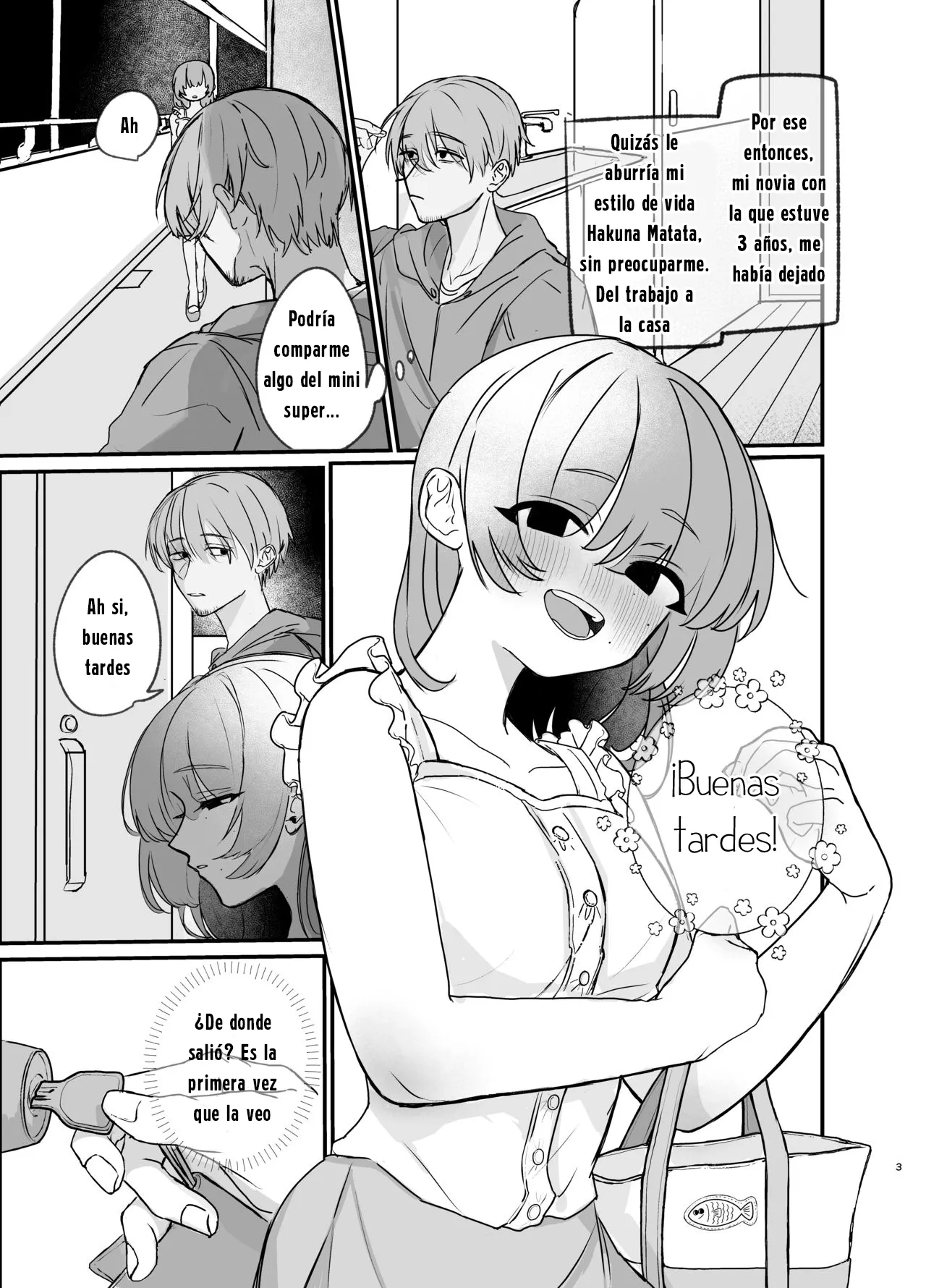 Tonari no Heya ni, Koi to Doku. ーYurufuwa Stalker ni GyaRa sarete Wasurerarenaku Saserareruー｜Amor y Veneno en la Habitación de al Lado. ーCuando un Acosador Tranquilo Da un Giro a la Situación y Te Convierte en Alguien Inolvidableー page 3 full