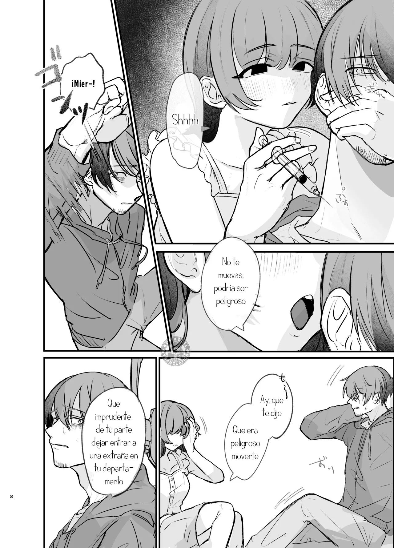 Tonari no Heya ni, Koi to Doku. ーYurufuwa Stalker ni GyaRa sarete Wasurerarenaku Saserareruー｜Amor y Veneno en la Habitación de al Lado. ーCuando un Acosador Tranquilo Da un Giro a la Situación y Te Convierte en Alguien Inolvidableー page 8 full