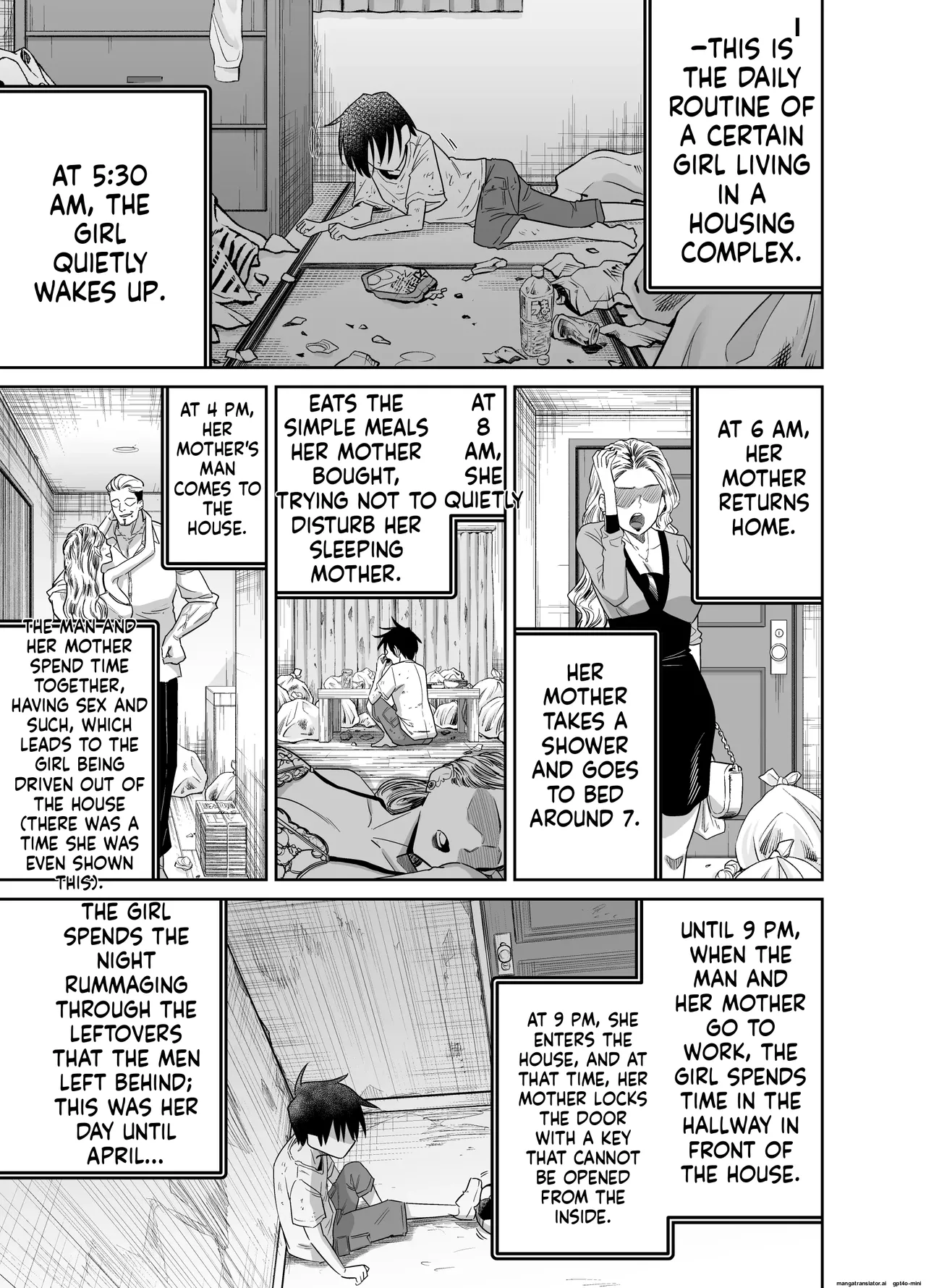 Danchi no Tomodachi Chuuhen + Omake Manga Boroboro no  Kakkou datta Danchi no Tomodachi ni Kawaii Fuku  o  Kisete mita  | My Friend from the Apt. Complex Pt. 2 + I Tried Dressing Up My Friend from the Apartment Complex Who Was in Tatters in Cute Clothes. page 4 full