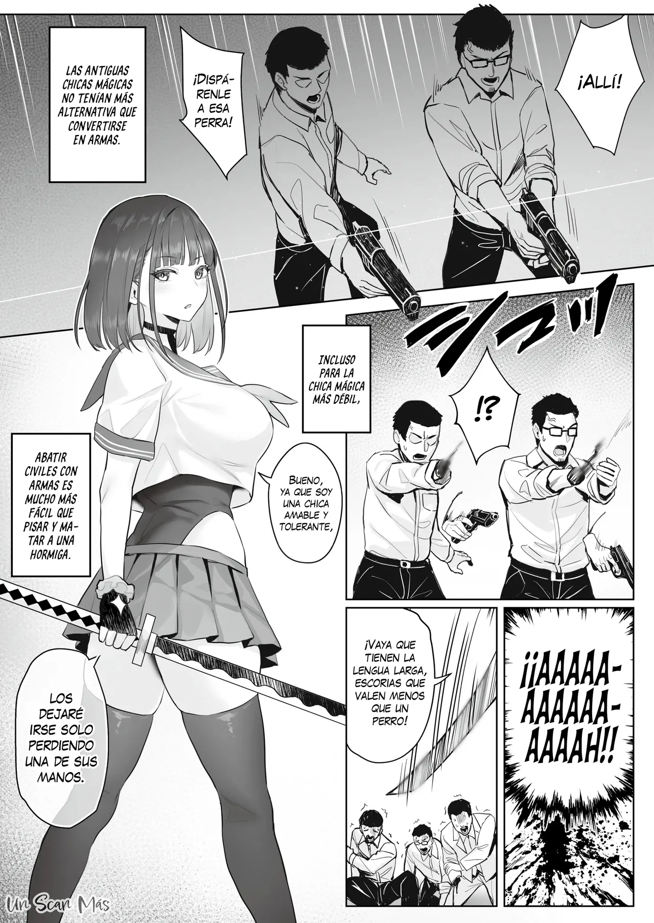 Moto Mahou Shoujo no Shigoto Hanashi Ao｜El Trabajo De La Ex Chica Magica Azul page 10 full