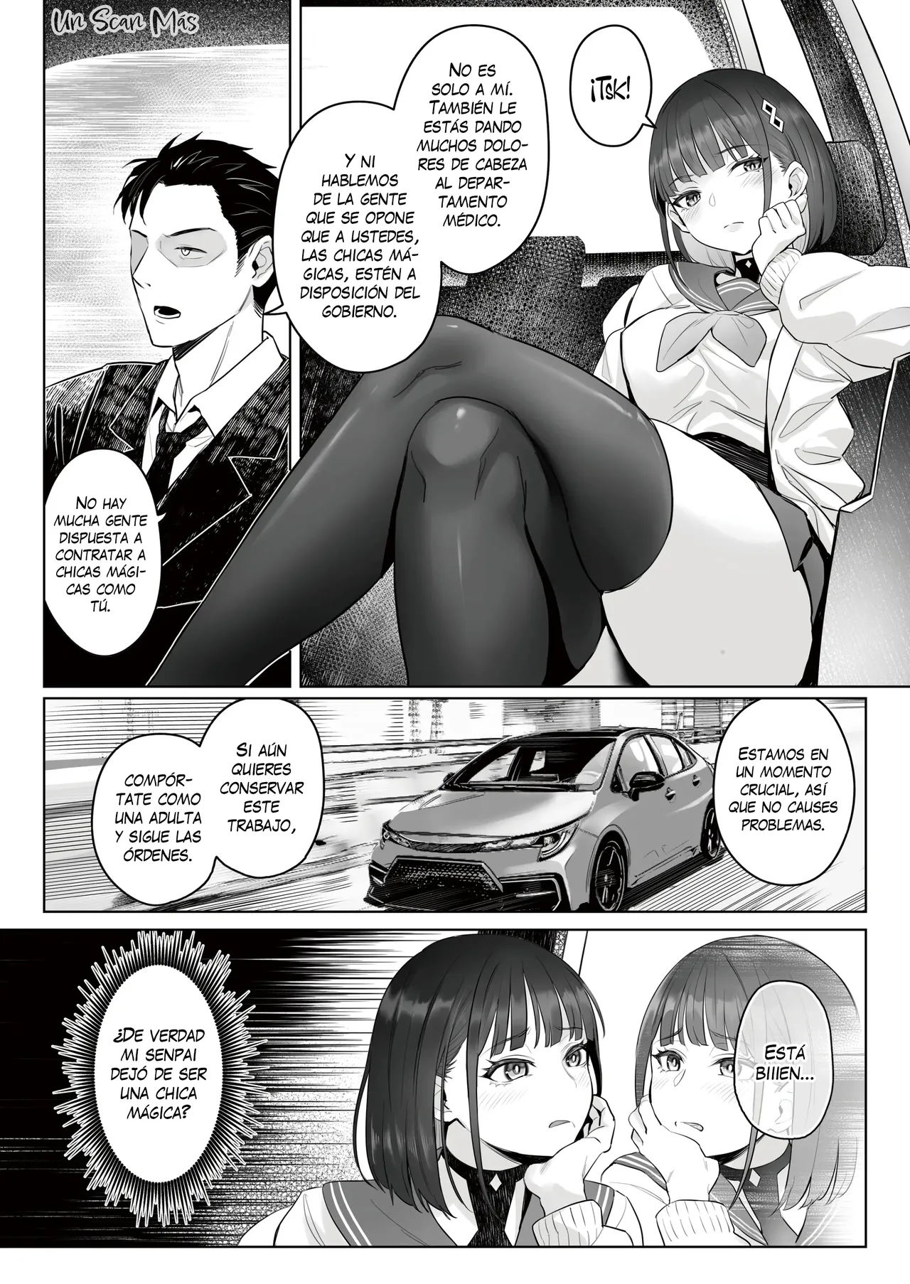 Moto Mahou Shoujo no Shigoto Hanashi Ao｜El Trabajo De La Ex Chica Magica Azul page 12 full