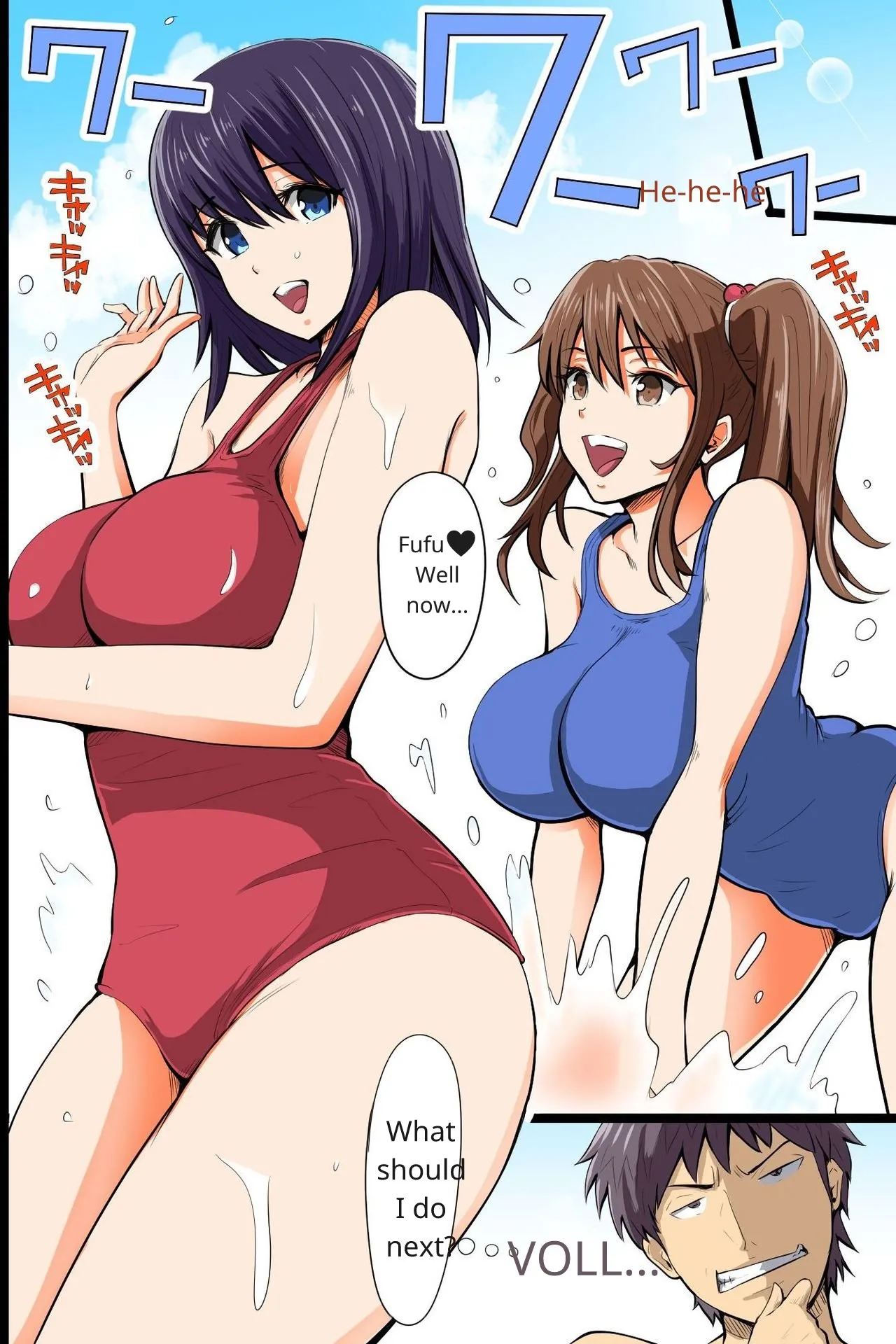 Jikan Teishi Kinou de Mizugi Gal no Kyonyuu o Yaritai Houdai Kui Makuru page 12 full