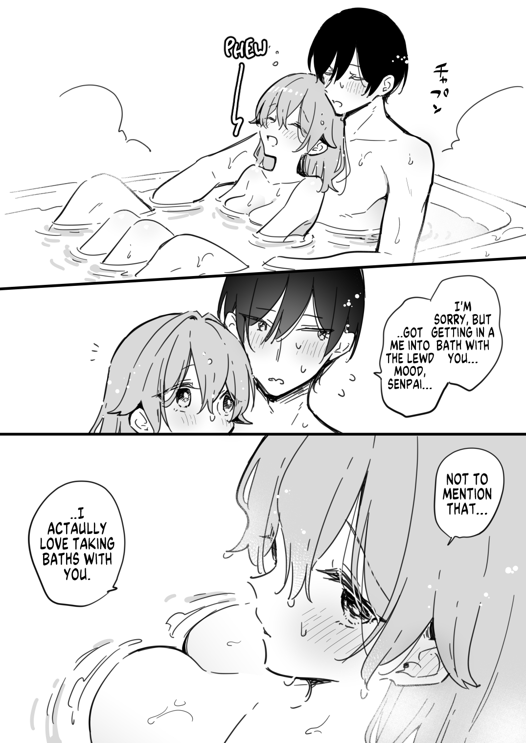 Ryou kun to Senpai - Issho ni Ofuro ni Hairitai Senpai | Ryo-kun and his Senpai - Senpai Wants to Take a Bath Together page 12 full