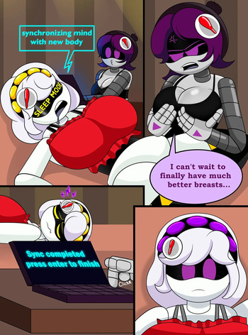 [Artist] (Reypan) Murder Drones Possessing Comic cover