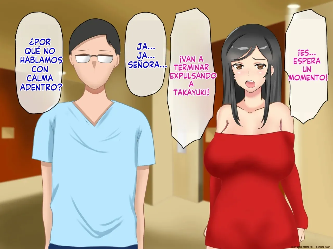 Musuko no Dokyuusei ni NTR & Haramaserareta Kyonyuu Bijin Haha  MTL page 7 full