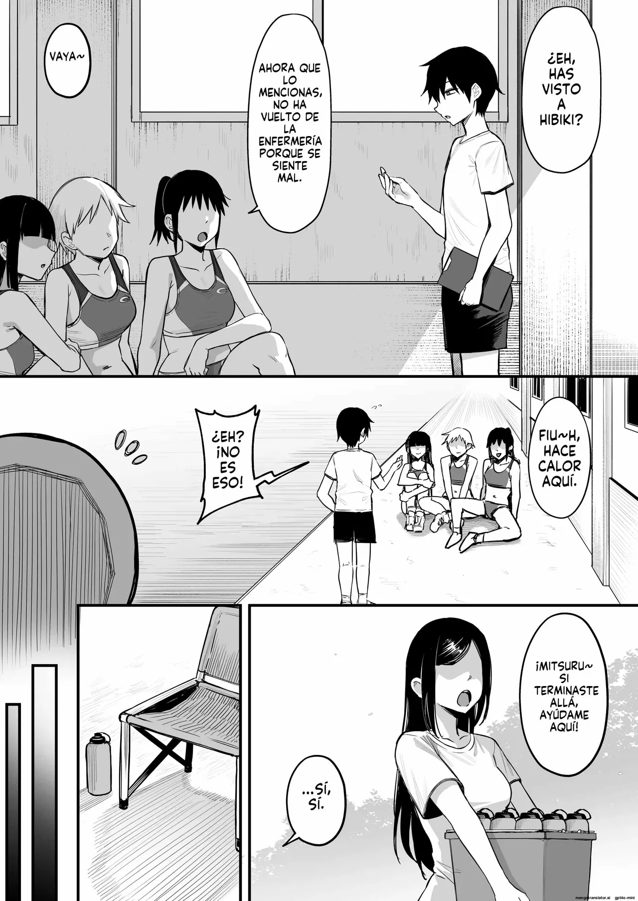 Rikujoubu no Boyish na Osananajimi ga suru Dare ni mo Ienai Koto｜Las Cosas que Hace mi Marimacha Amiga de la Infancia del Club de Atletismo y que no Puede Contarle a Nadie page 8 full