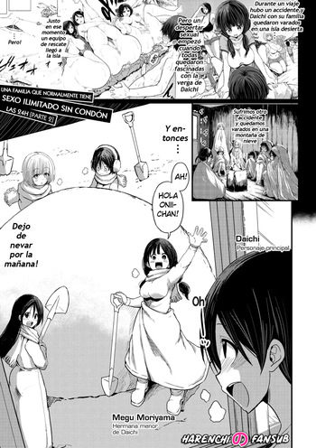 [Bu-chan] Tsuujou Sex ga Gomu Nashi de 24-jikan Namahame Houdai no Kazoku-tachi (part 2) | Una familia que normalmente tiene sexo ilimitado sin condon las 24h (parte 2) [Spanish] [Decensored] [Harenchi no Fansub] cover