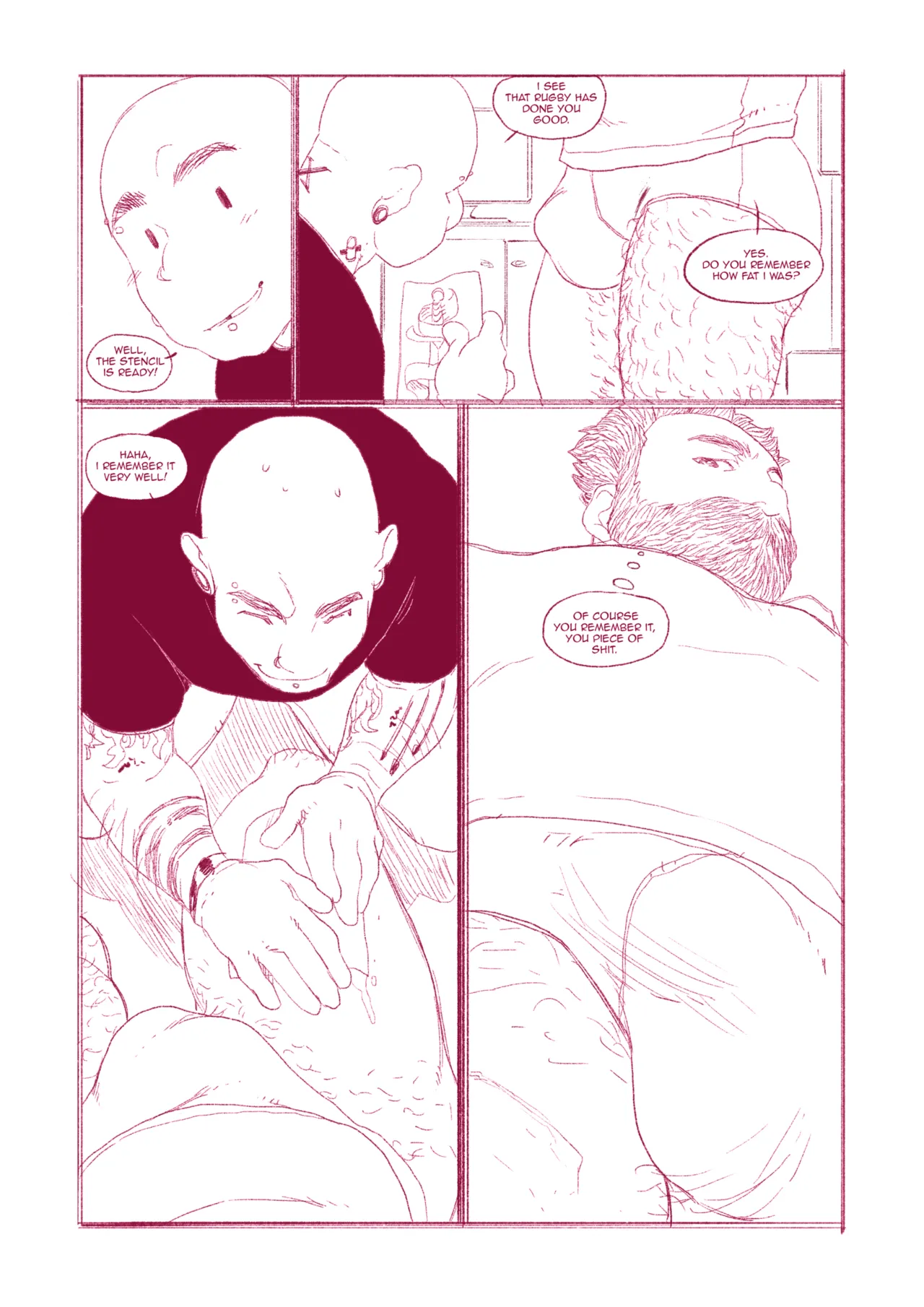 Inking Bruno page 5 full