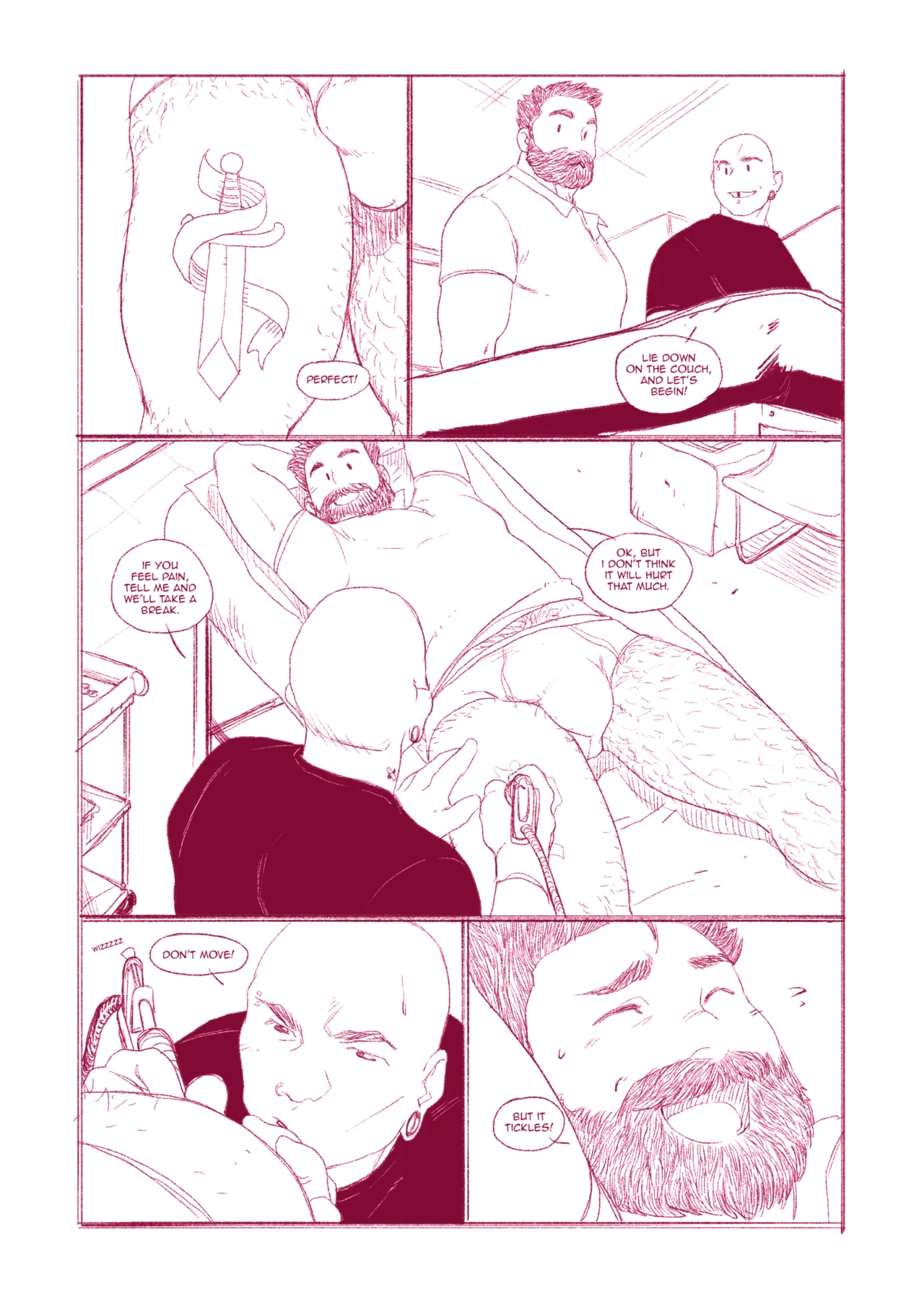 Inking Bruno page 6 full