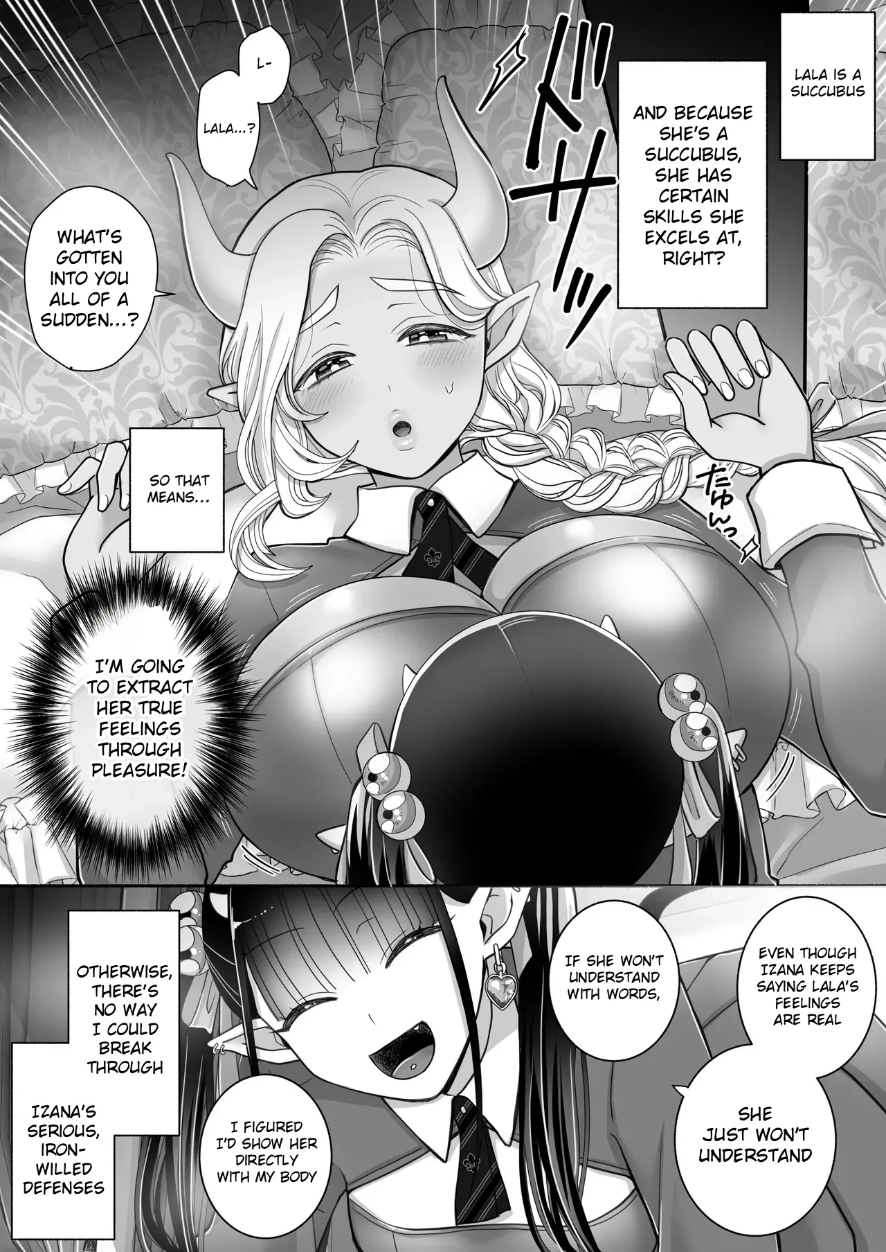 Yuri de Succubus! 3 ~Hey, I want to be more than just childhood friends~ page 11 full