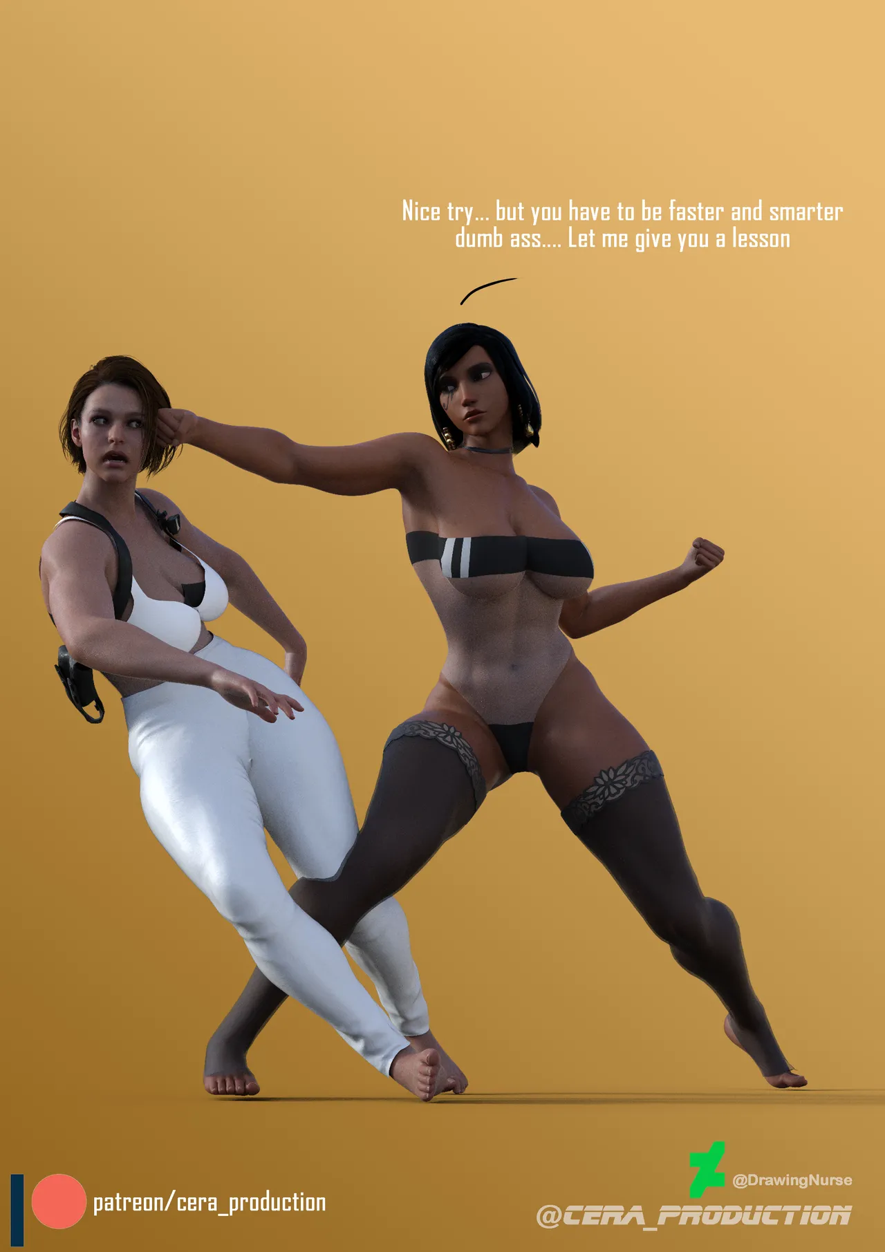 Pharah Vs Jill Valentine Part I page 3 full