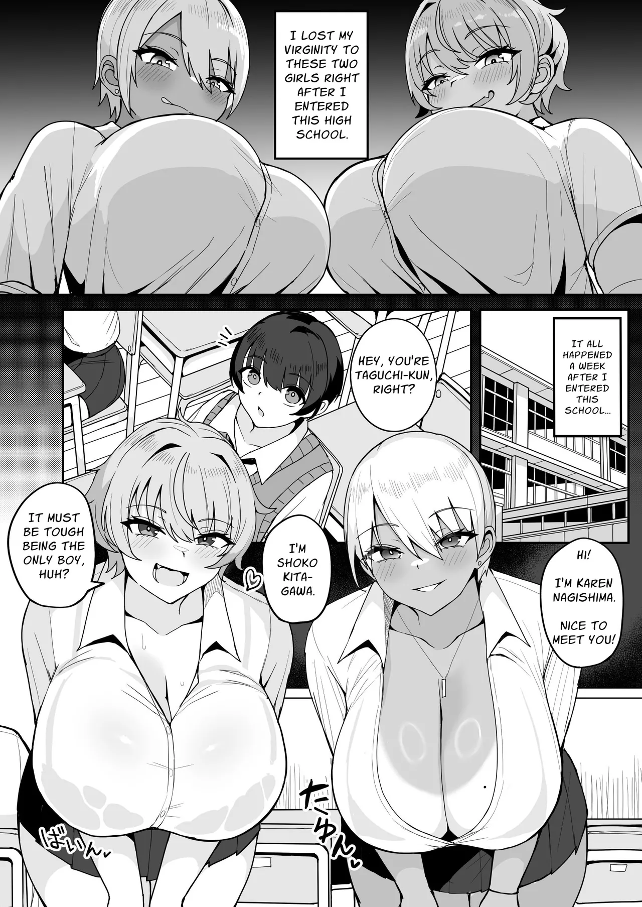 Classmate no Dekatsuyo Gyaru ni Mainichi Omocha Kawari ni Okasarete Imasu. | Big Strong Gals Take Turns Daily Fucking and Toying With Me. page 11 full
