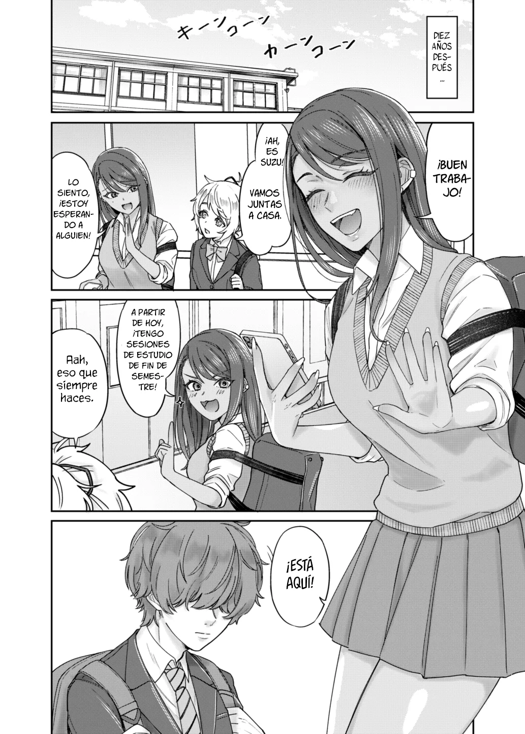 Una historia sobre una sesión de estudio secreta con mi amiga de la infancia, una gyaru morena. page 3 full