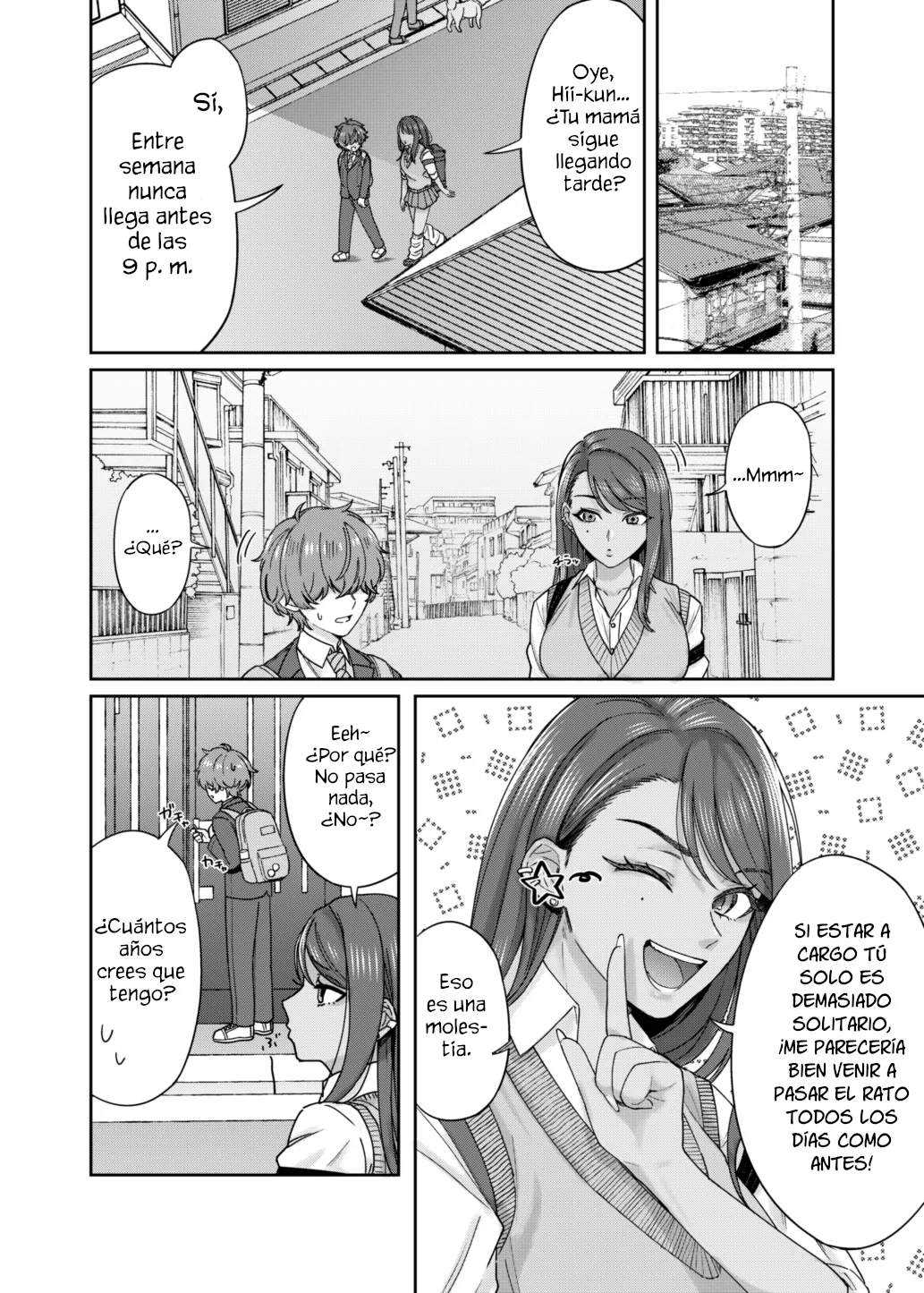 Una historia sobre una sesión de estudio secreta con mi amiga de la infancia, una gyaru morena. page 5 full