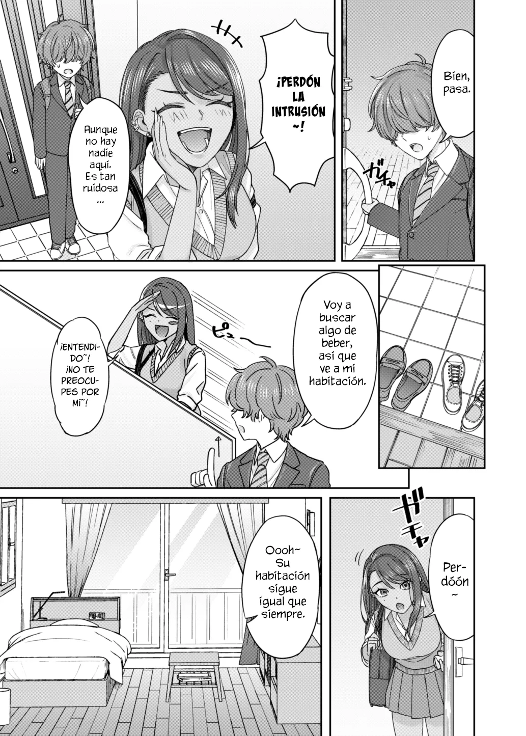 Una historia sobre una sesión de estudio secreta con mi amiga de la infancia, una gyaru morena. page 6 full