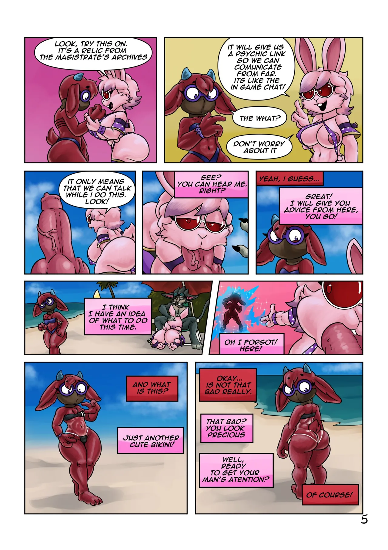 Leipori at the Beach page 5 full