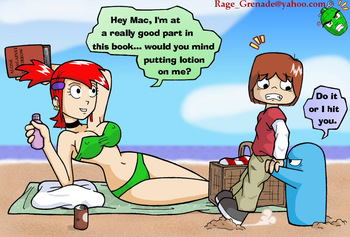 [RageGrenade] Frankie x Mac (Foster's Home for Imaginary Friends) cover