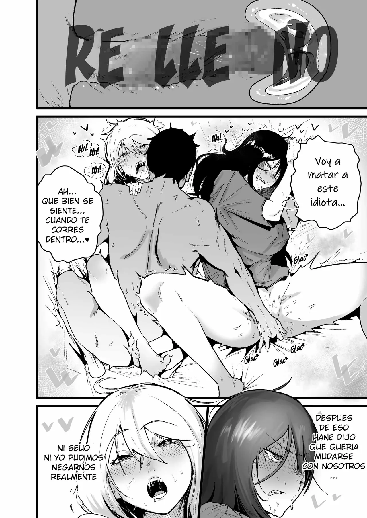 Yancha Musume Nihiki to Dousei Seikatsu｜Viviendo con Dos Bullys Tetonas page 12 full