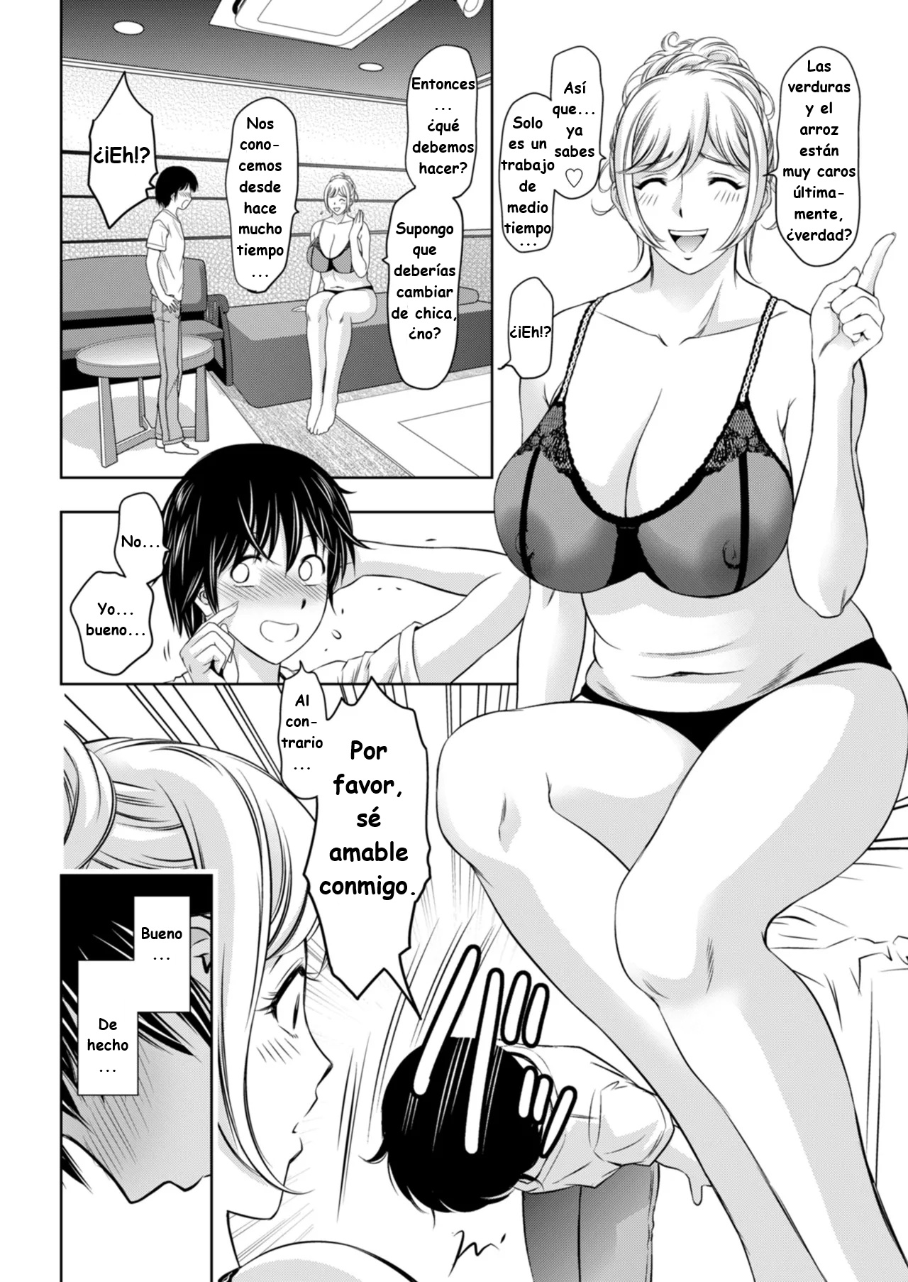 Jukujo Fuuzoku ni Ittara Shinyuu no Hahaoya ga Detekita Kudan ｜Cuando fui a un prostíbulo de mujeres maduras, apareció la mamá de mi mejor amigo. page 2 full