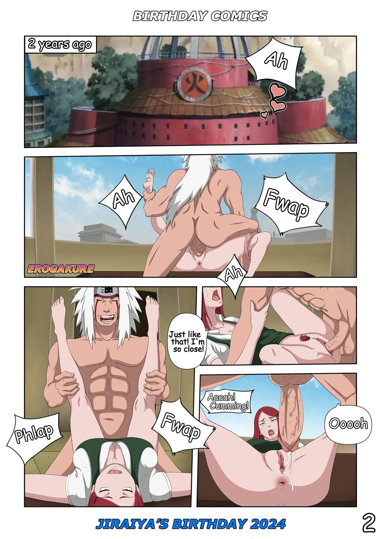 Jiraiya's Birthday Comic 2024  by Erogakure page 2 full