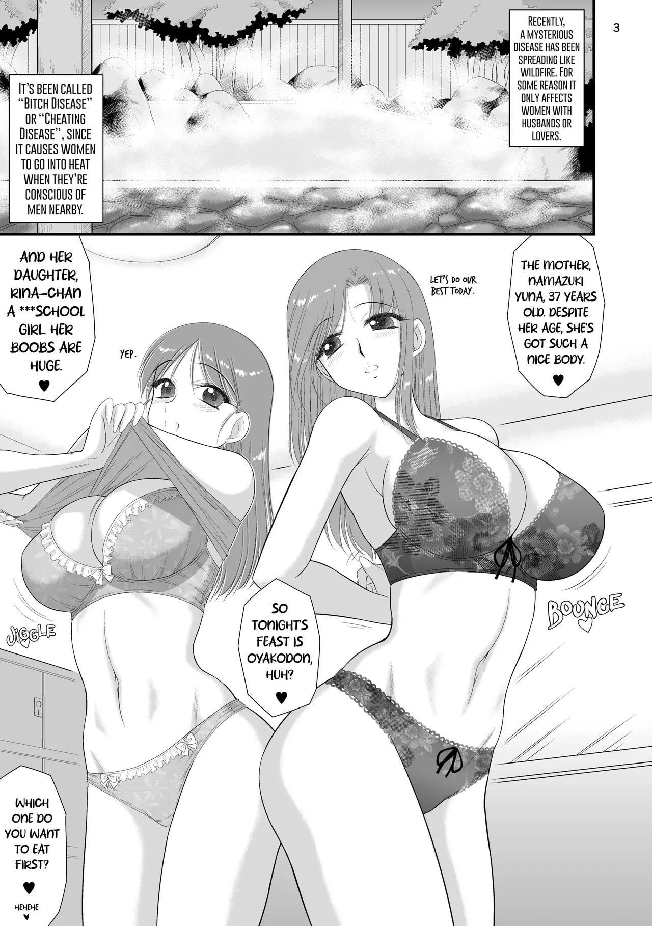 Oyako de Onsen ni Ittara Netorare Onsen deshita. _ Mother and daughter's hot spring cuck trip page 2 full