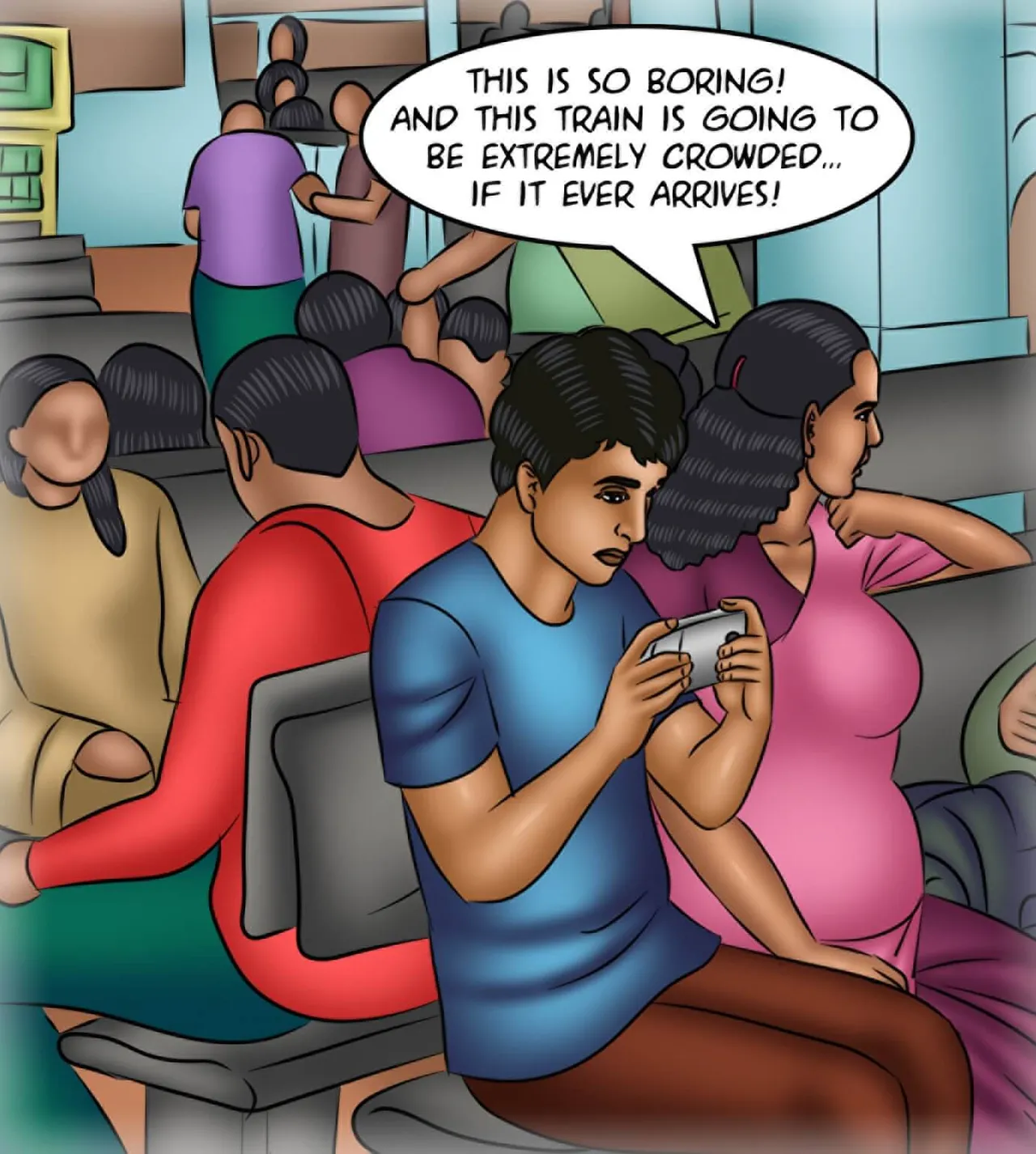 Savita Bhabhi Episode 116 Night Train page 2 full